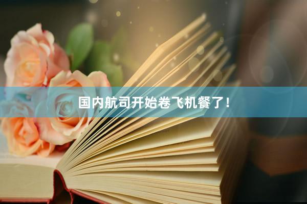 国内航司开始卷飞机餐了！