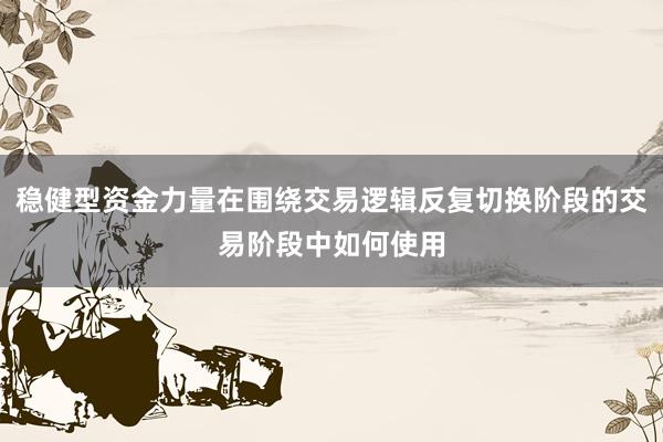 稳健型资金力量在围绕交易逻辑反复切换阶段的交易阶段中如何使用