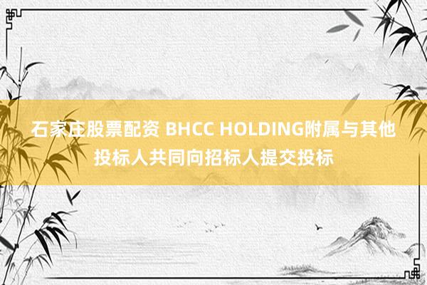 石家庄股票配资 BHCC HOLDING附属与其他投标人共同向招标人提交投标